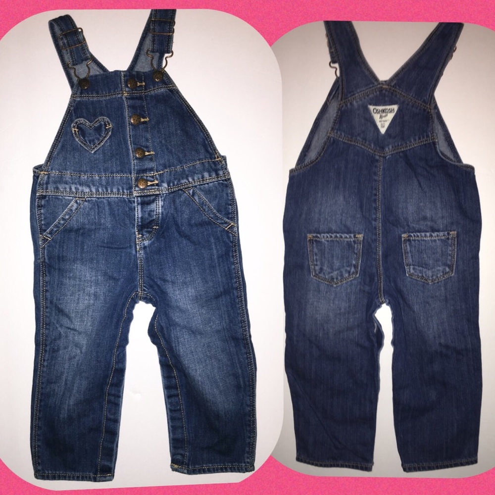 Heart Oshkosh Girl’s Overall Size 18